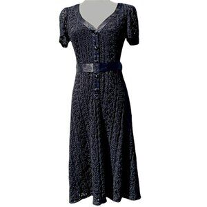 Betsey Johnson Black Lace Dress VINTAGE BLACK LABEL
